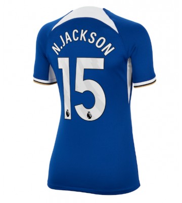 Chelsea Nicolas Jackson #15 Hjemmebanetrøje Dame 2023-24 Kort ærmer